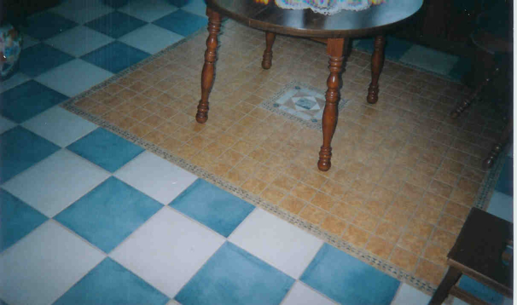 Country French Tile Rug
