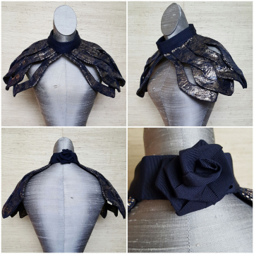 Bespoke Leather Capelet