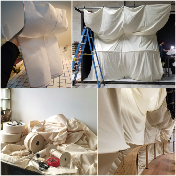 Pips Island Interactive Kids Theater:  Sailing Ship Sails process shots