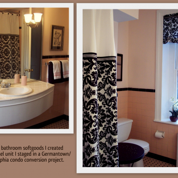 Custom bathroom linens