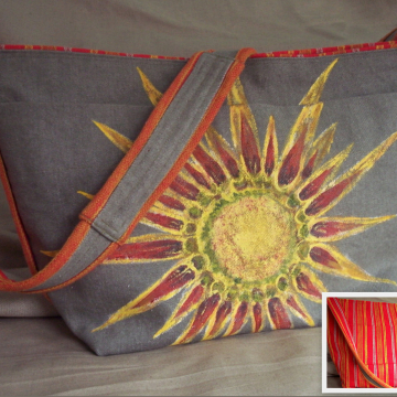 Custom Reversible Messenger Bag