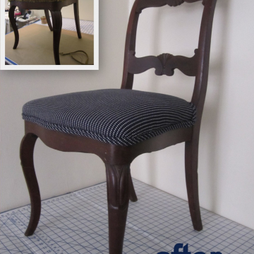 Family heirloom chair update