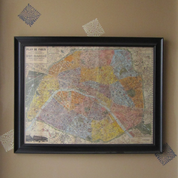 Decorative paint detail Kingston, Ontario townhouse